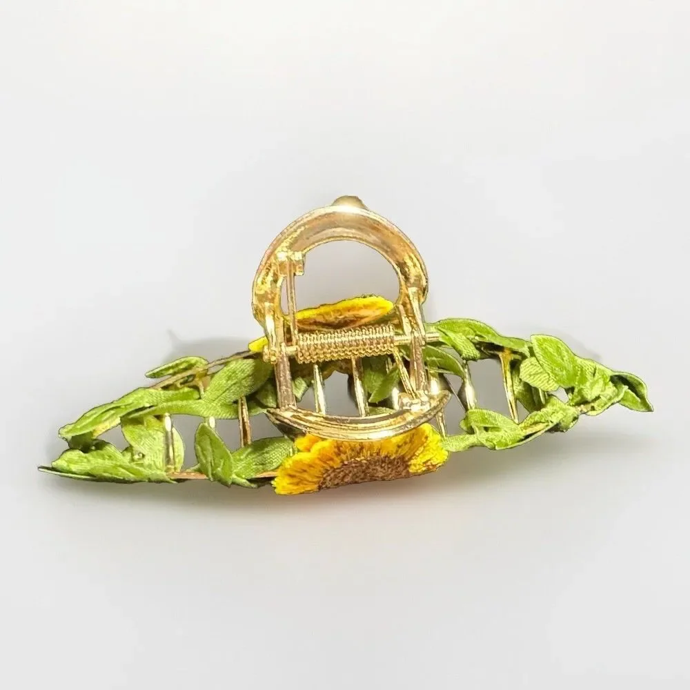 SunFlower Hair Clips Fashion Flower Shaped‎ Claw Clips NonSlip New